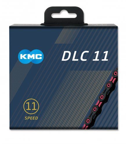 ŘETĚZ KMC X-11-SL DLC RŮŽOVO/ČERNÝ BOX