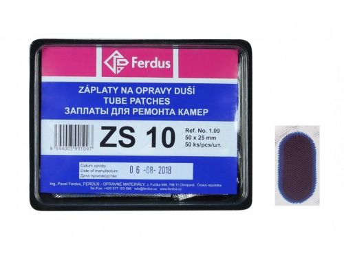 ZPLATY FERDUS ZS-10 50X25MM BOX 50KS