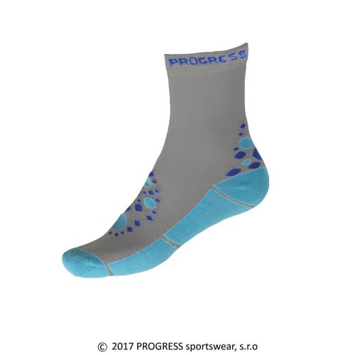 KIDS SUMMER SOX dětské funkční ponožky - 26-29-šedá/modrá