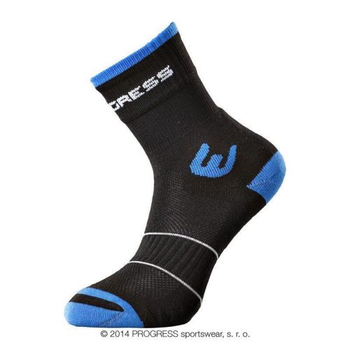 WALKING letní turistické ponožky - 6-8-černá/modrá