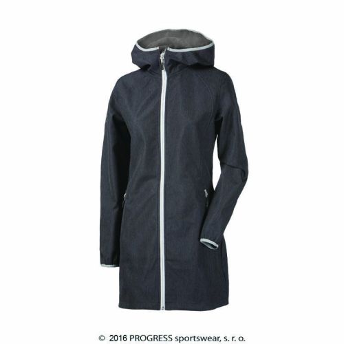 RIGA dámský softshellový kabát - L-šedý vzor
