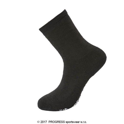 MANAGER MERINO ponožky s merino-vlnou - 9-12-černá